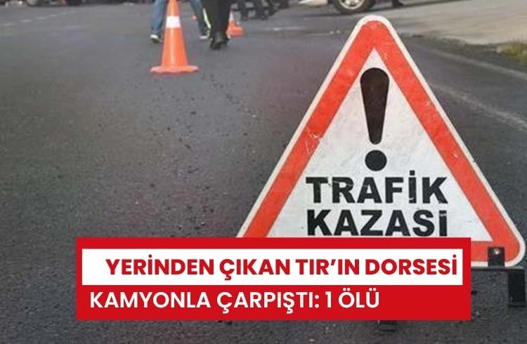 Samsun'da kaza! Yerinden çıkan TIR'ın dorsesi kamyonla çarpıştı: 1 ölü Görseli