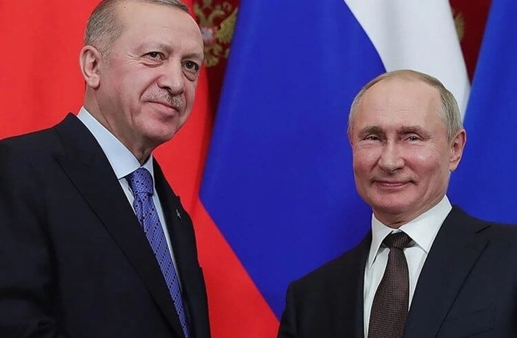 Cumhurbaşkanı Erdoğan Putin ile görüştü Görseli