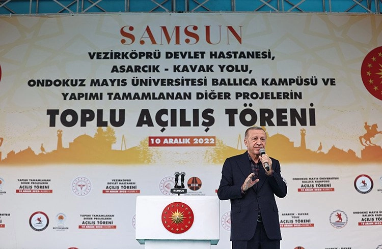 Cumhurbaşkanı Erdoğan Samsun’da konuştu Görseli