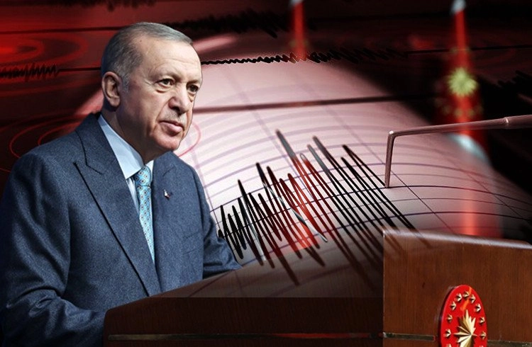 Cumhurbaşkanı Erdoğan "Şu an itibariyle vefat edenlerin sayısı 8 bin 574" Görseli
