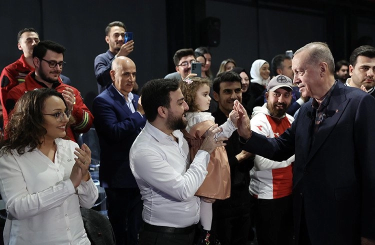 Cumhurbaşkanı Samsun'da gençlerle buluştu Görseli