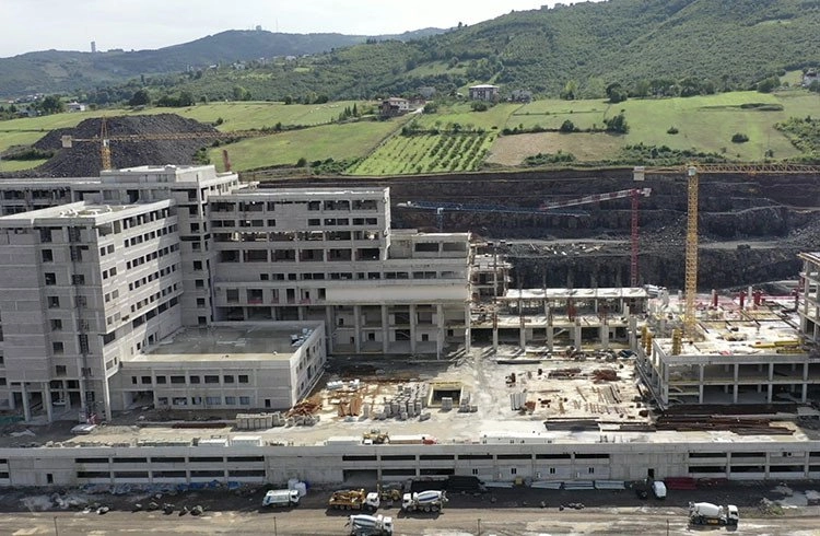 Samsun Şehir Hastanesi İnşaatı Hızla Yükseliyor Görseli