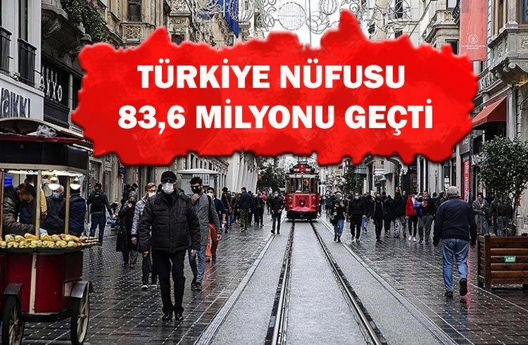Türkiye'nin nüfusu arttı Görseli