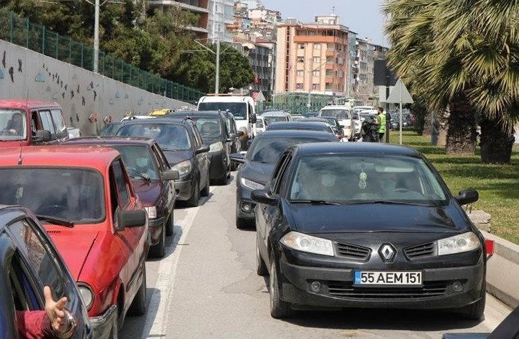 Samsun’da trafiğe kayıtlı kaç araç var ? Görseli