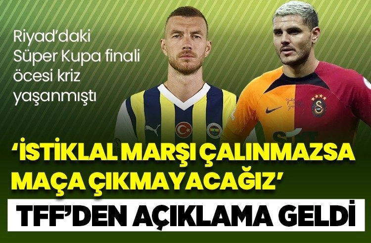 Türkiye Futbol Federasyonu’ndan Süper Kupa açıklaması Görseli