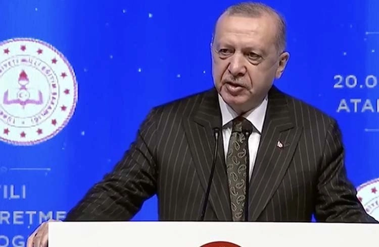 Cumhurbaşkanı Erdoğan'dan yüz yüze eğitim mesajı Görseli