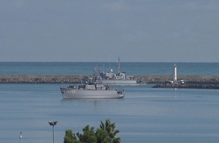 NATO’nun 5 savaş gemisi Samsun'a geldi Görseli