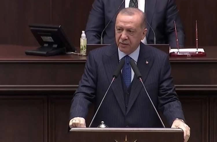 Cumhurbaşkanı Erdoğan TBMM'de konuştu ; Yeni Anayasa vurgusu yaptı Görseli