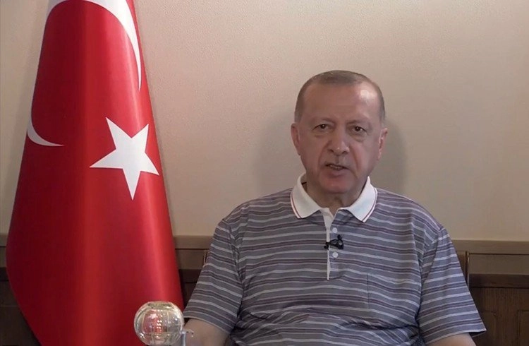 Cumhurbaşkanı Erdoğan, AK Parti teşkilatı ile bayramlaştı Görseli