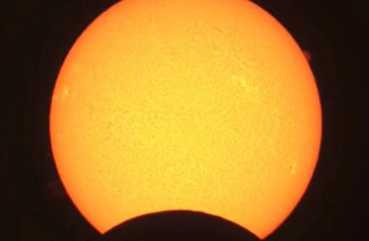 Güneş tutulması Samsun' da nasıl gözükecek? Görseli