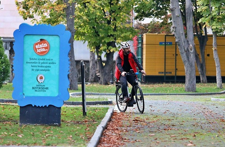Bisiklet yolu projelerine destek bisiklet severleri sevindirdi Görseli