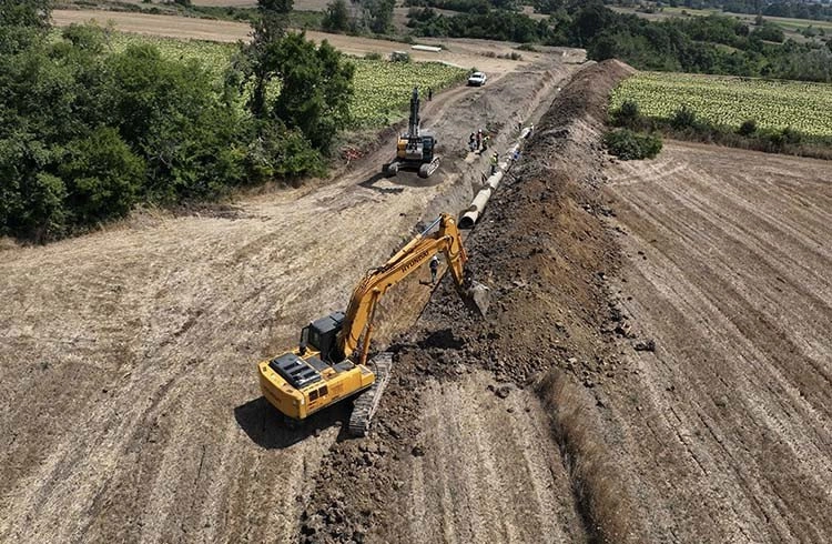 19 Mayıs Barajı Sulaması İnşaatı Devam Ediyor Görseli