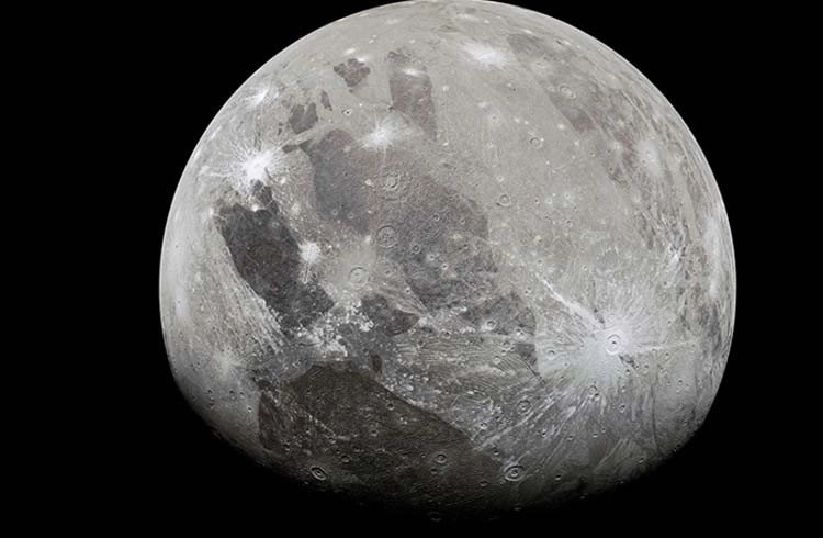 Jüpiter'in en büyük uydusu Ganymede'de su buharı bulundu Görseli