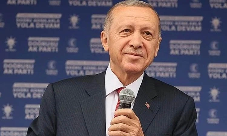 Erdoğan:" Gençlerin desteğine güveniyorum." Görseli