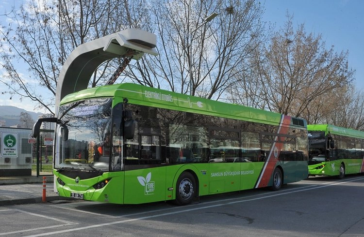 Başkan Demir elektrikli otobüslerin önemine dikkat çekti Görseli