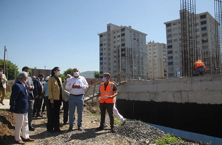 AK Parti'li Karaaslan’dan Samsun Şehir Hastanesi inşaatında inceleme Görseli
