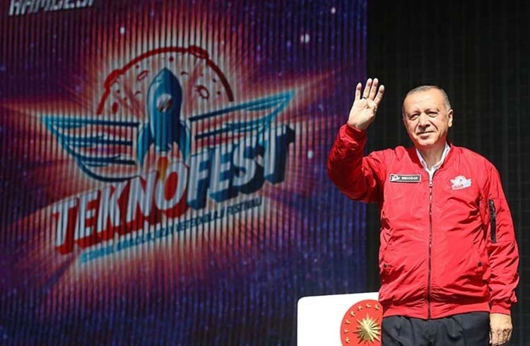 Cumhurbaşkanı Erdoğan TEKNOFEST'te Görseli