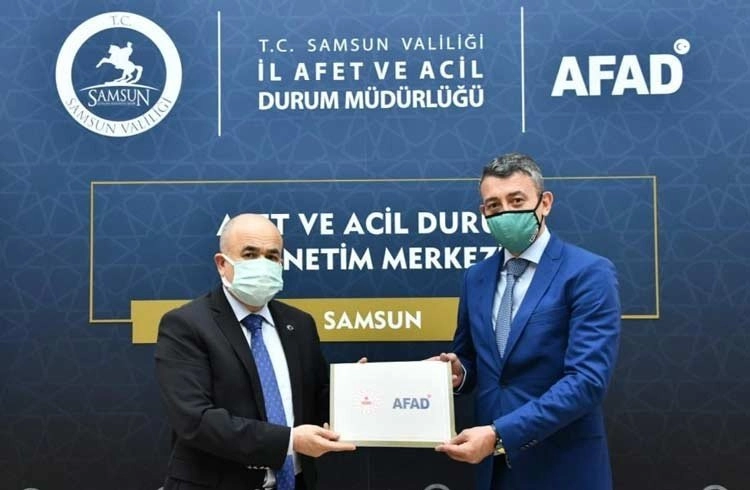 Samsun Valisi Dağlı AFAD için gönüllülük çağrısı yaptı Görseli