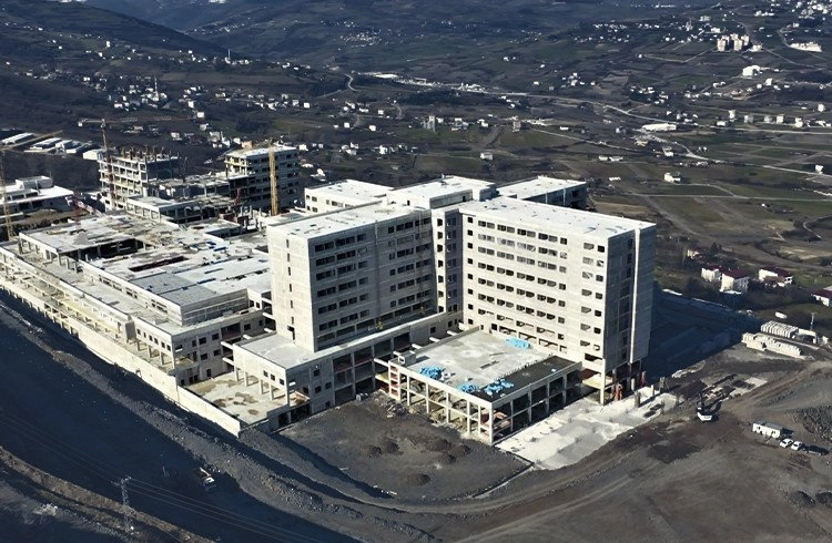 Samsun Şehir Hastanesi'nin kaba inşaatı bitmek üzere Görseli