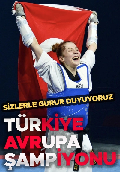 Türkiye Avrupa Şampiyonu... Görseli
