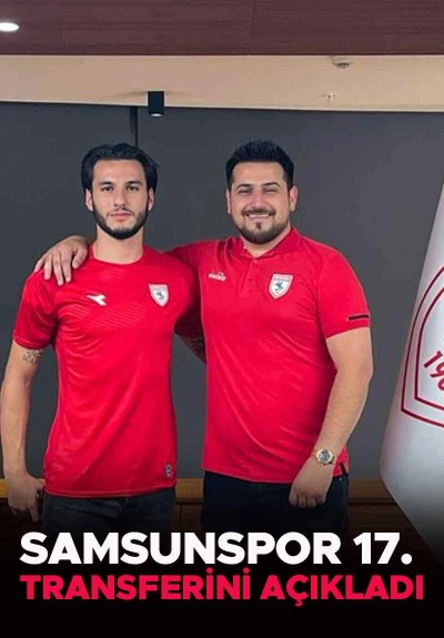 Samsunspor 17. transferini açıkladı Görseli